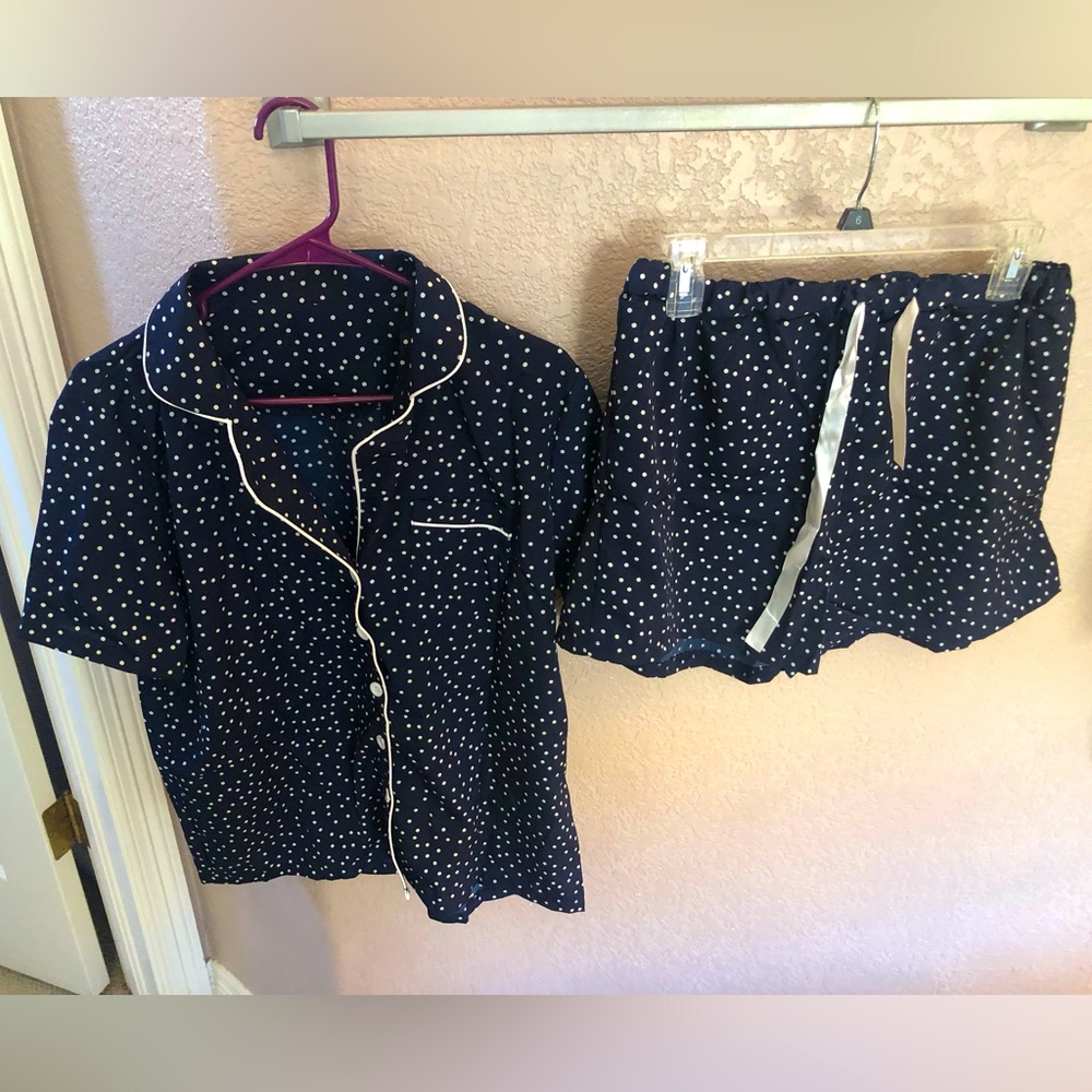 Polka dot pajama set
